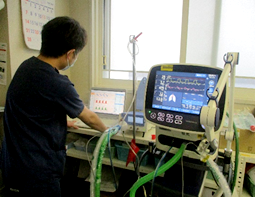 10　人工呼吸器点検